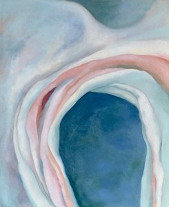 Georgia O'Keeffe's Music Pink and Blue No.1, image courtesy of Seattle Art Museum